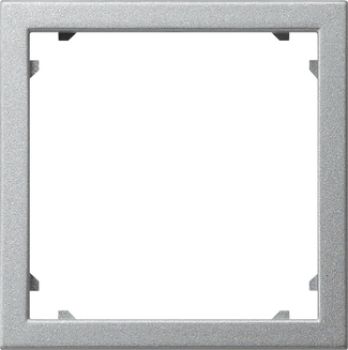 Gira 028326,Adapterrahmen quadr. 45 x 45 mm System 55 F Alu