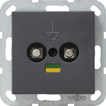 Gira 040528,Potenzialausgleich-Dose 2f System 55 Anthrazit