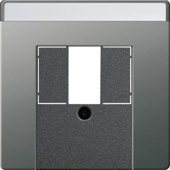 Gira 0876600,Abd. BSF TAE USB System 55 Edelstahl