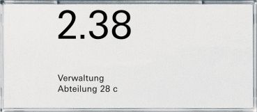 Gira 107200,Namens-/Türschild 2f Zubehör