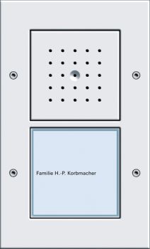 Gira 126666,Türstation AP 1f Türko Reinweiß