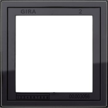 Gira 131105,Montageadapter 1f Gira E2 Schwarz