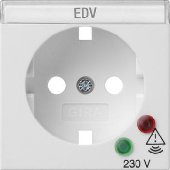 Gira 144127,Abd. SCHUKO ÜSS System 55 Reinweiß m