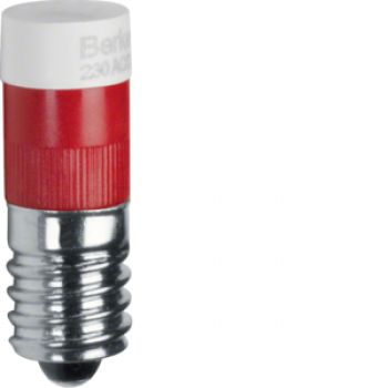 Berker 167801, LED-Leuchtmittel E10 rot
