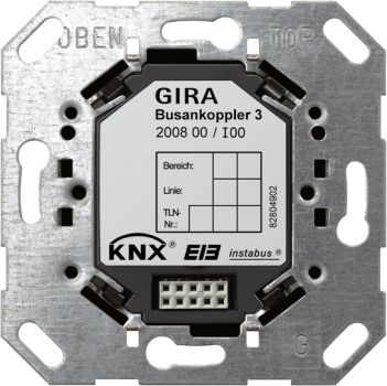 Gira 200800 ,Busankoppler 3 KNX Einsatz