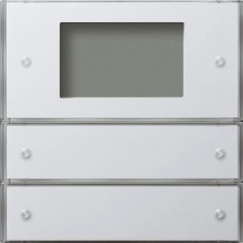 Gira 2042112,Tastsens.3 Plus 2f KNX Flächenschalter Reinweiß