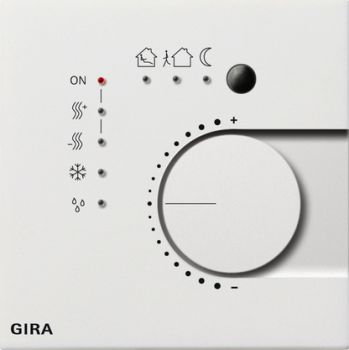 Gira 2100112,Stetigregler Tasterschnittst. 4f KNX Flächenschalter Reinweiß