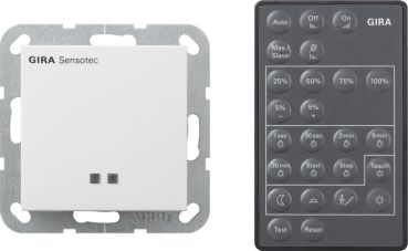 Gira 236603,Sensotec + Fernbedienung System 55 Reinweiß