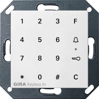 Gira 260527,Gira Keyless In Codetastatur System 55 Reinweiß m