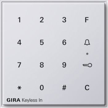 Gira 260566,Gira Keyless In Codetastatur Gira TX_44 (WG UP) Reinweiß