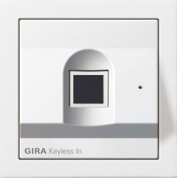 Gira 2617112,Gira Keyless In Fingerprint-Leseeinheit Flächenschalter Reinweiß