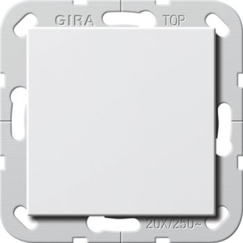 Gira 283603,Wippschalter BS 20 AX Aus 2-p System 55 Reinweiß