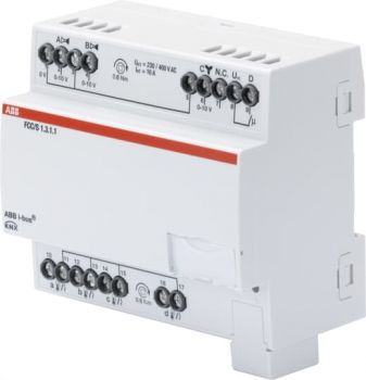 ABB FCC/S1.3.1.1, FCC/S1.3.1.1 Fan Coil Controller, 3 x 0-10 V, REG (2CDG110214R0011)