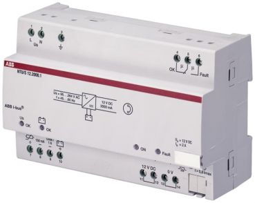 ABB NTU/S12.2000.1, NTU/S12.2000.1 Unterbrechungsfreies Netzteil, 12 V DC, 2 A, REG (2CDG110070R0011)