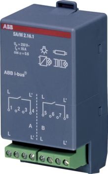 ABB SA/M2.16.1, SA/M2.16.1 Schaltaktormodul, 2fach, 16 A (2CDG110100R0011)