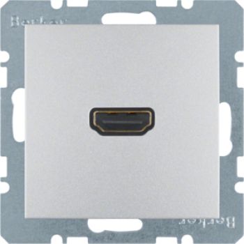 Berker 3315421404, HDMI Steckdose B.7 alu matt