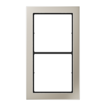 Jung FDES2982, Rahmen, 2-fach, FLAT DESIGN, Edelstahl