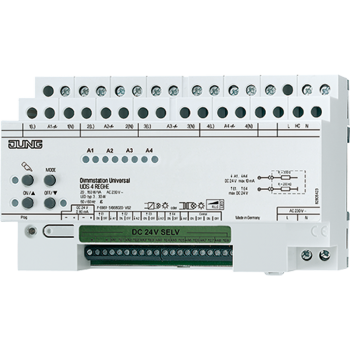 Jung UDS4REGHE, LED-Universal-Dimmstation 4fach