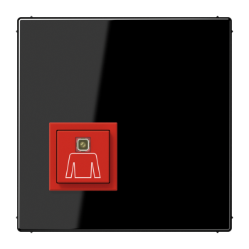 Jung NRSLS0834RTSW, Notrufsystem Ruftaster, Serie LS, schwarz