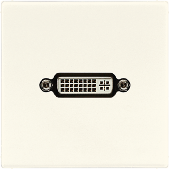 Jung MALS1193, Multimedia-Anschlusssystem DVI, Serie LS, weiß