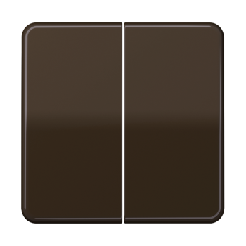 Jung CD595BR, Wippe 2fach, Duroplast, Serie CD, braun