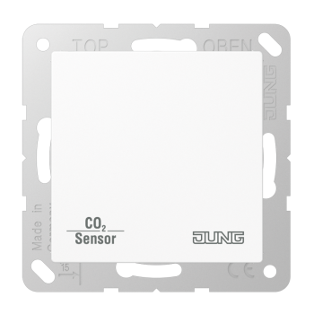 Jung CO2A2178WW, KNX CO2-Sensor, Duroplast, Serie AS/A, alpinweiß