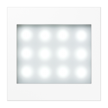 Jung LS539WWLEDLW-12, LED-Leselicht, Serie LS, alpinweiß (lackiertes Aluminium)