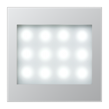 Jung AL2539LEDLW-12, LED-Leselicht, Serie LS, Aluminium