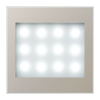 Jung ES2539LEDLW-12, LED-Leselicht, Serie LS, Edelstahl (lackiertes Aluminium)