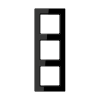 Jung AC583BFSW, Rahmen 3fach, senkrechte und waagerechte Montage, Thermoplast, A CREATION, schwarz