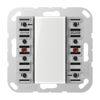 Jung A5072TSM, KNX Tastsensor-Modul Standard Standard, 2fach, F50, Serie AS/A