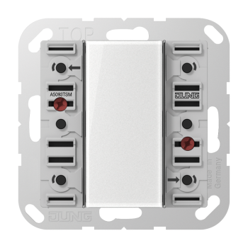 Jung A5093TSM, KNX Tastsensor-Modul Universal Universal, 3fach, F50, Serie AS/A