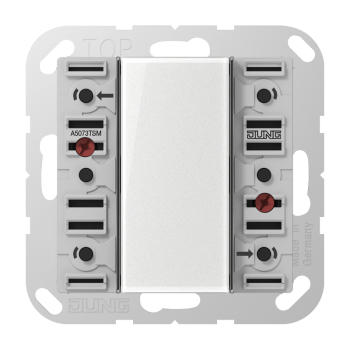 Jung A5073TSM, KNX Tastsensor-Modul Standard Standard, 3fach, F50, Serie AS/A