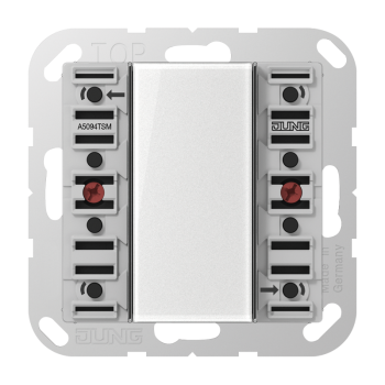 Jung A5094TSM, KNX Tastsensor-Modul Universal Universal, 4fach, F50, Serie AS/A