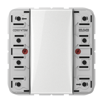 Jung CD5074TSM, KNX Tastsensor-Modul Standard Standard, 4fach, F50, Serie CD