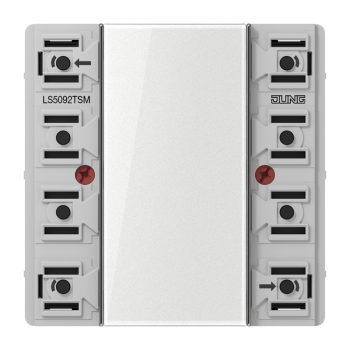 Jung LS5092TSM, KNX Tastsensor-Modul Universal Universal, 2fach, F50, Serie LS