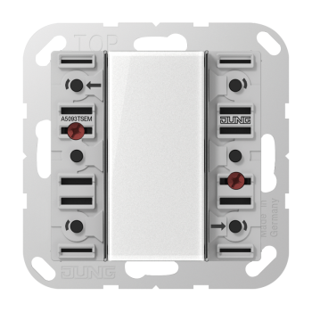 Jung A5093TSEM, Tastsensor-Erweiterungsmodul 3fach Standard, F50, Serie AS/A