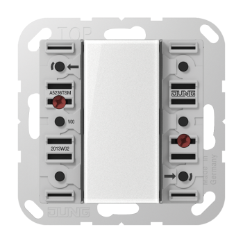 Jung A5236TSM, Tastsensor-Modul 24 V AC/DC, 20 mA 3-kanalig, 6 Schaltpunkte, Serie AS/A