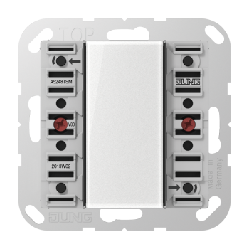 Jung A5248TSM, Tastsensor-Modul 24 V AC/DC, 20 mA 4-kanalig, 8 Schaltpunkte, Serie AS/A