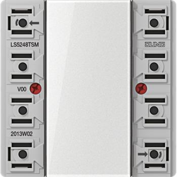 Jung LS5248TSM, Tastsensor-Modul 24 V AC/DC, 20 mA 4-kanalig, 8 Schaltpunkte, Serie LS