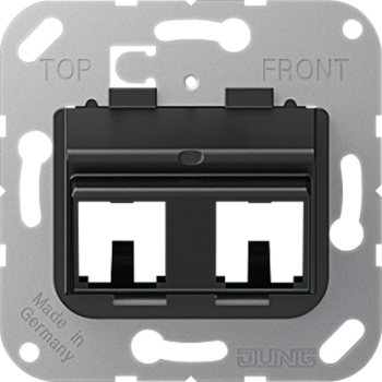 Jung 3069-2PAND, Montageadapter 30°, Panduit, 2fach