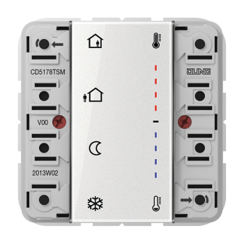 Jung CD5178TSM, KNX Stetigregler-Modul, 2fach, F50, Serie CD