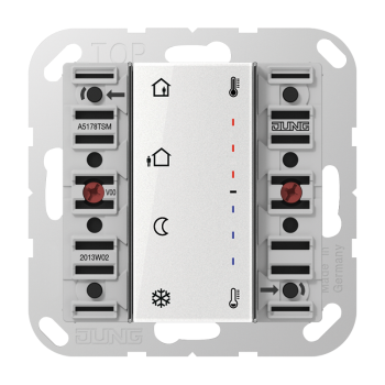 Jung A5178TSM, KNX Stetigregler-Modul, 2fach, F50, Serie AS/A