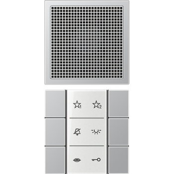 Jung SIAIAL6, Audio-Innenstation, Serie LS, Aluminium