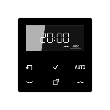 Jung A1750DSW, LB-Management Timer-Display, Serie AS/A, schwarz