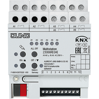 Jung 23066REGHE, KNX Multistation, AC 250 V ~