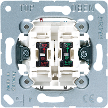 Jung 505KO5VEUM230, Hotelschalter, Innenstelle, 2fach, AC 230 V ~