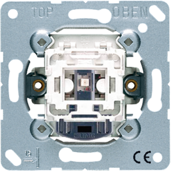 Jung 534KO5EUD24, Hoteltaster, Außenstelle, 1fach, DC 24 V