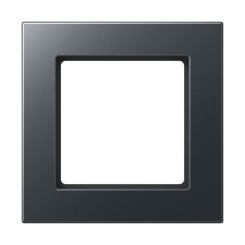 Jung A5581BFANM, Rahmen 1fach, senkrechte und waagerechte Montage, Thermoplast lackiert, A 550, anthrazit matt