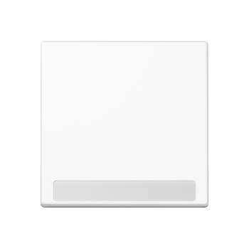 Jung A590BFNAWW, Wippe 1fach, mit Schriftfeld, Thermoplast, Serie A, alpinweiß